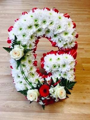 Funeral Flowers, Coffin Wreath Letters