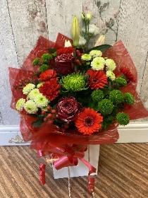 Luxury Festive Handtied   Florist Choice